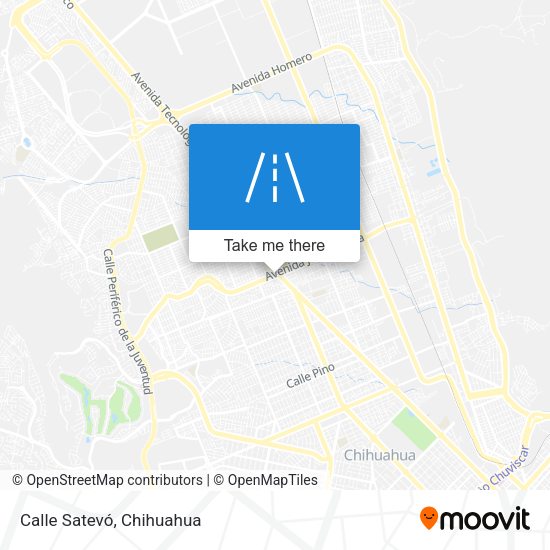 Mapa de Calle Satevó