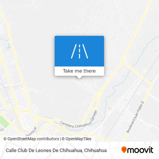 Calle Club De Leones De Chihuahua map