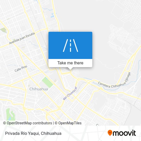 Privada Río Yaqui map