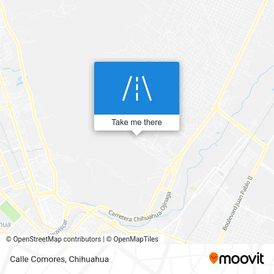 Calle Comores map