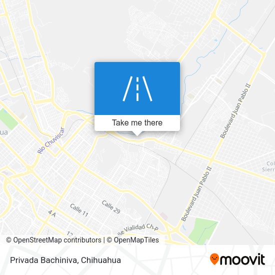Mapa de Privada Bachiniva