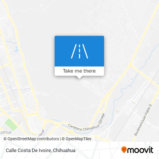 Calle Costa De Ivoire map