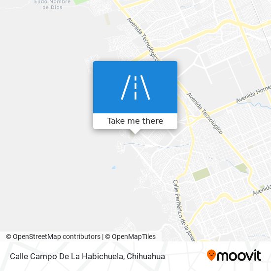 Calle Campo De La Habichuela map