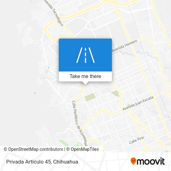 Privada Artículo 45 map
