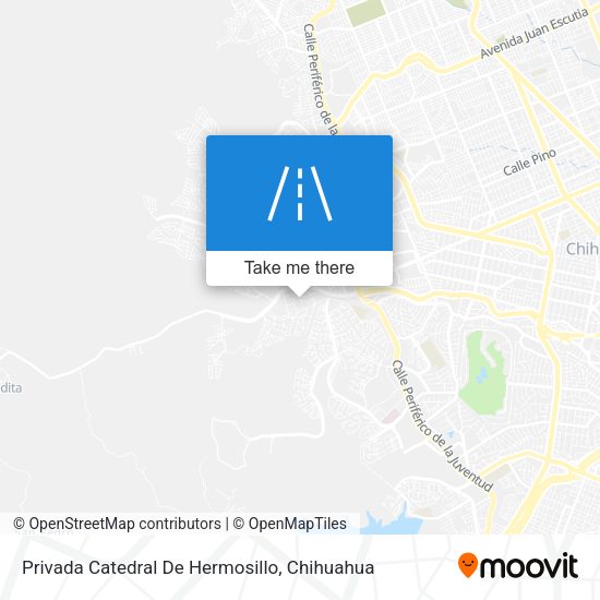 Mapa de Privada Catedral De Hermosillo