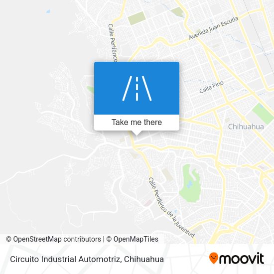 Circuito Industrial Automotriz map