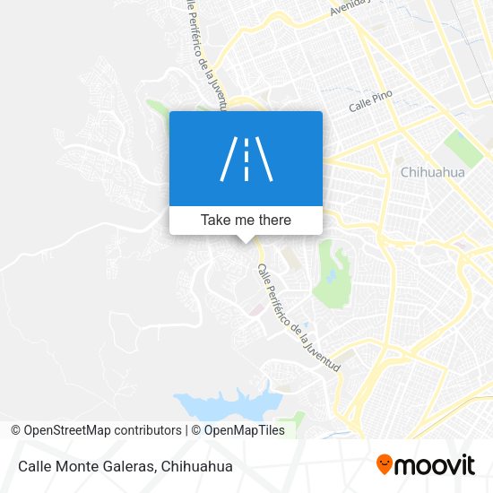 Mapa de Calle Monte Galeras