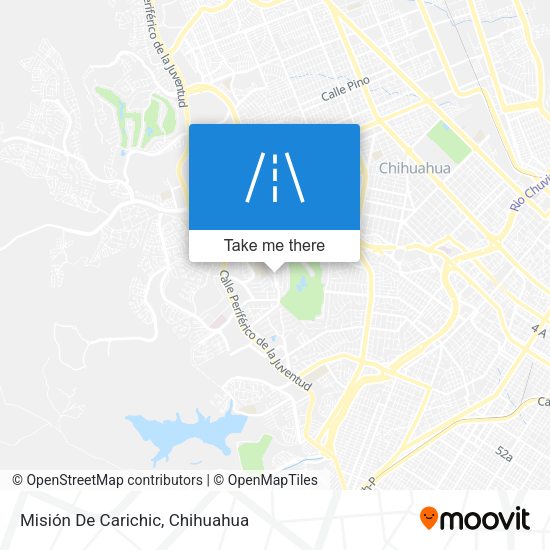 Misión De Carichic map