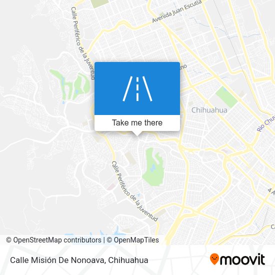 Mapa de Calle Misión De Nonoava