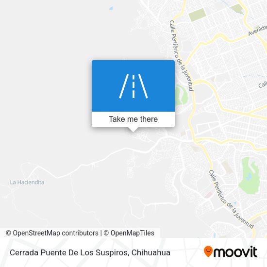 Mapa de Cerrada Puente De Los Suspiros