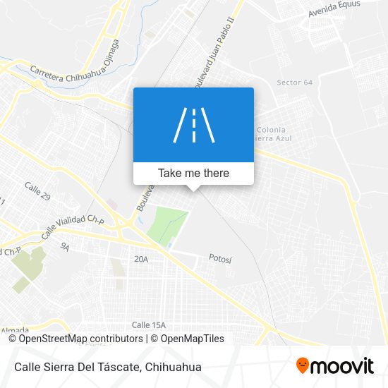Mapa de Calle Sierra Del Táscate