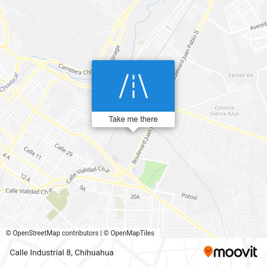 Mapa de Calle Industrial 8