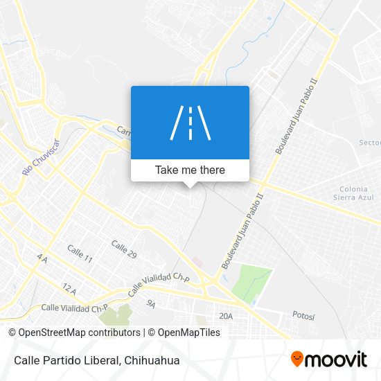 Calle Partido Liberal map
