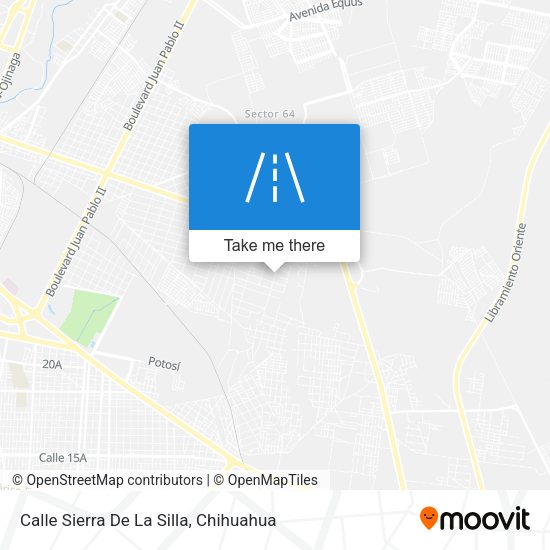 Mapa de Calle Sierra De La Silla