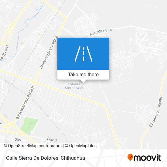 Calle Sierra De Dolores map