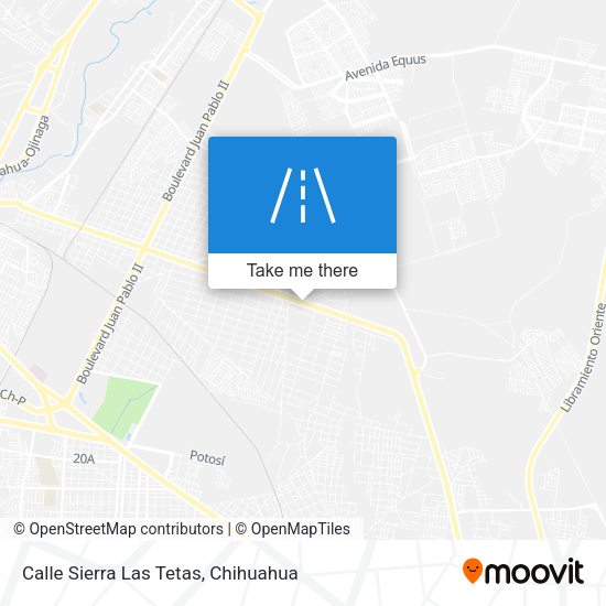 Calle Sierra Las Tetas map