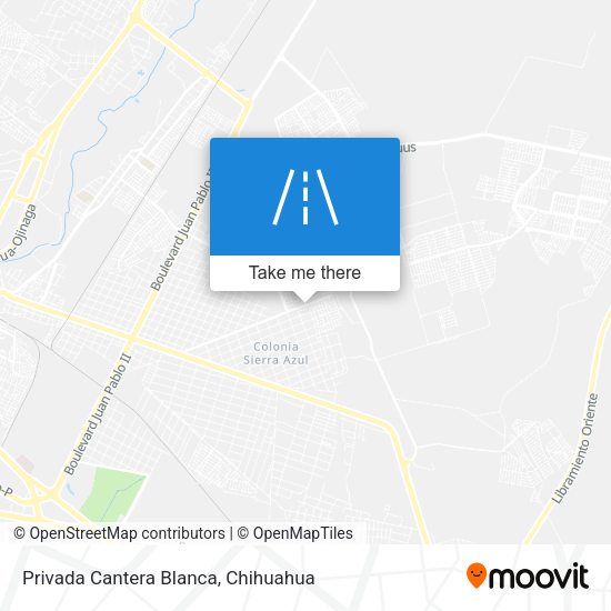 Privada Cantera Blanca map