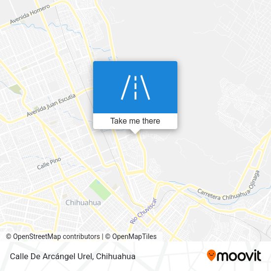Calle De Arcángel Urel map