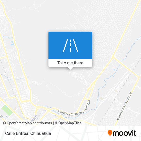 Mapa de Calle Eritrea
