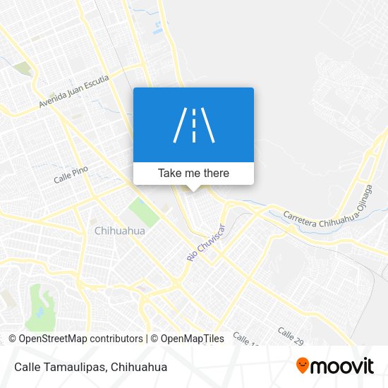 Mapa de Calle Tamaulipas