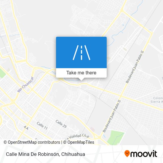 Mapa de Calle Mina De Robinsón