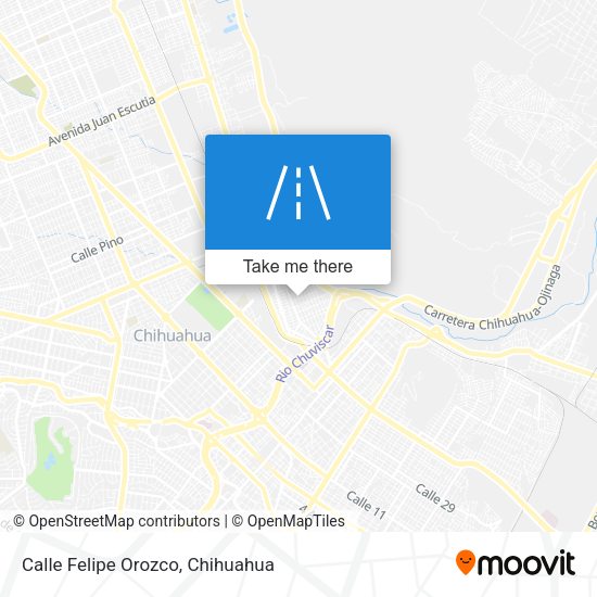 Calle Felipe Orozco map