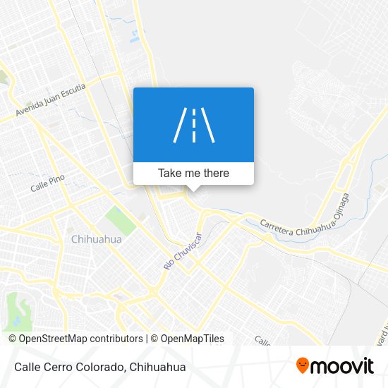 Calle Cerro Colorado map