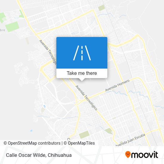 Mapa de Calle Oscar Wilde