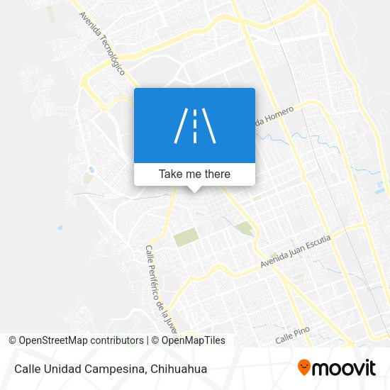 Calle Unidad Campesina map