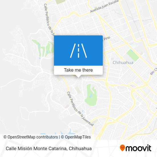 Calle Misión Monte Catarina map