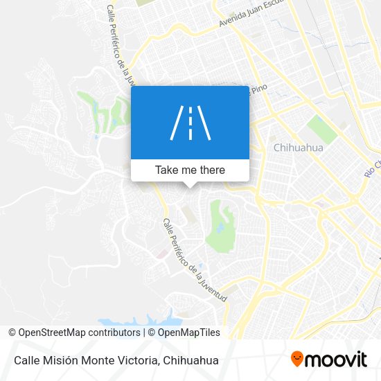 Mapa de Calle Misión Monte Victoria