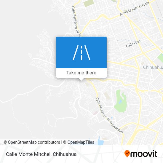 Calle Monte Mitchel map