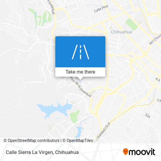 Calle Sierra La Vírgen map