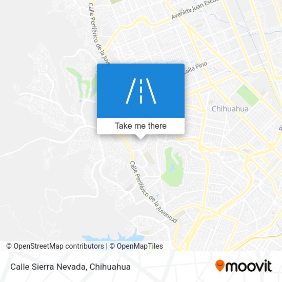 Calle Sierra Nevada map