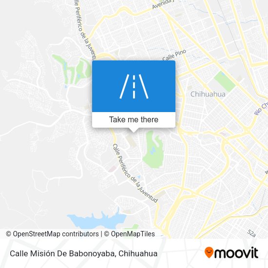 Mapa de Calle Misión De Babonoyaba