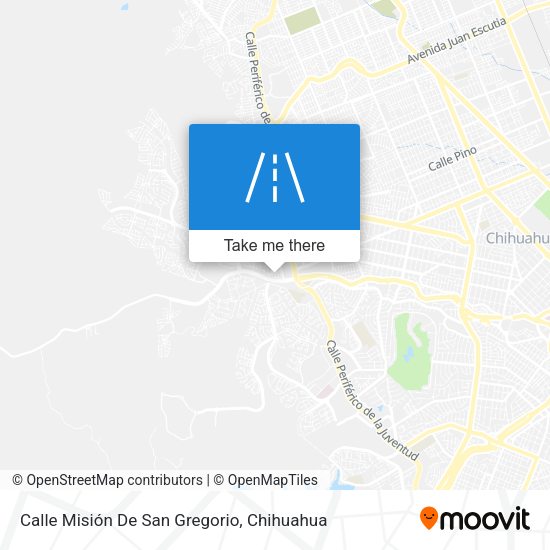 Calle Misión De San Gregorio map