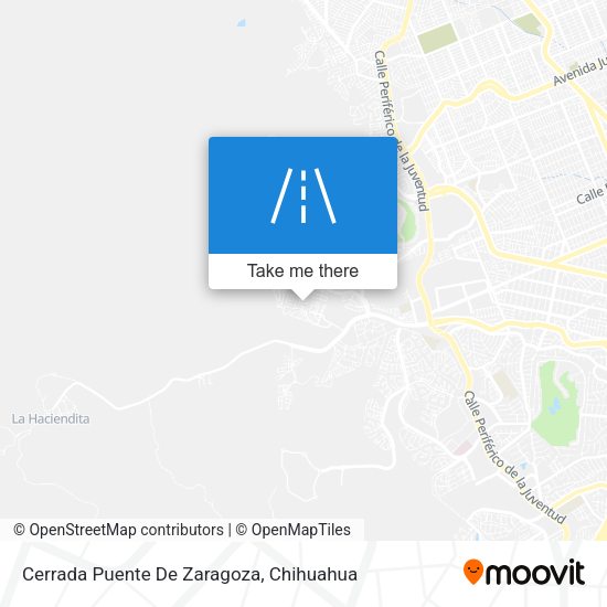 Cerrada Puente De Zaragoza map
