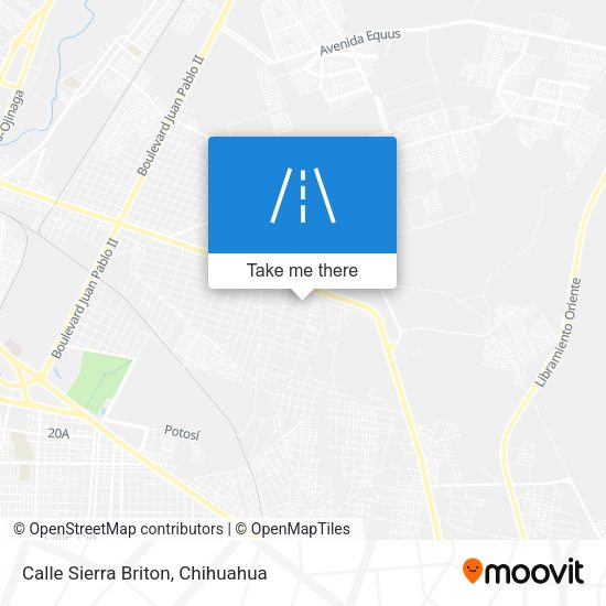 Mapa de Calle Sierra Briton