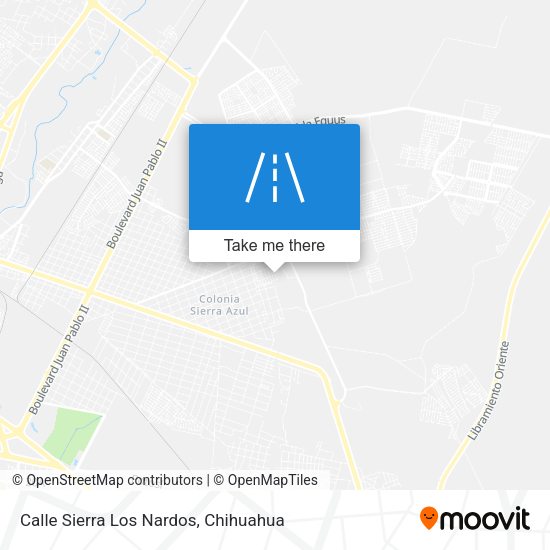 Calle Sierra Los Nardos map