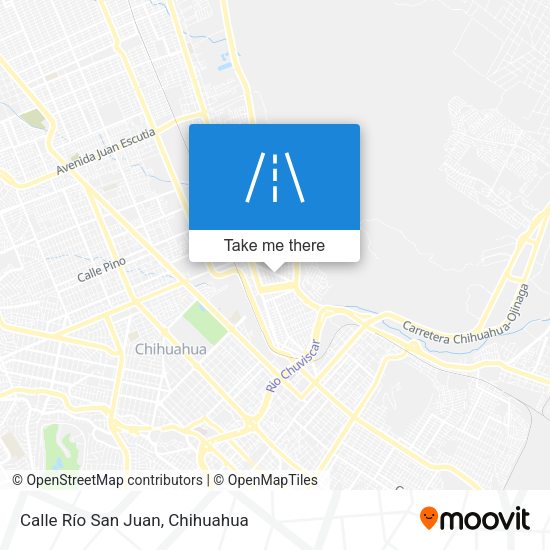 Calle Río San Juan map