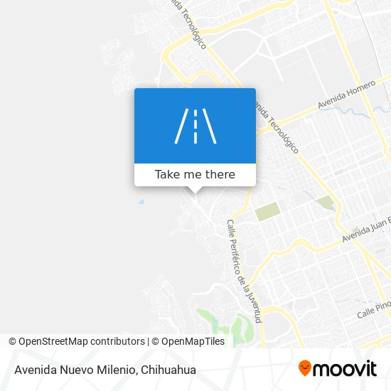 Avenida Nuevo Milenio map
