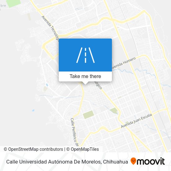 Mapa de Calle Universidad Autónoma De Morelos