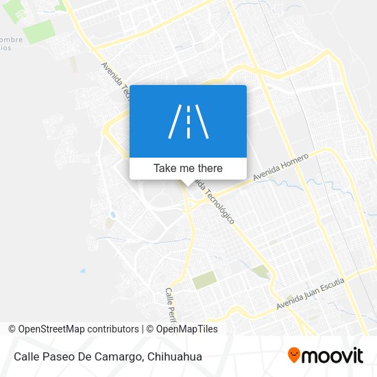 Calle Paseo De Camargo map