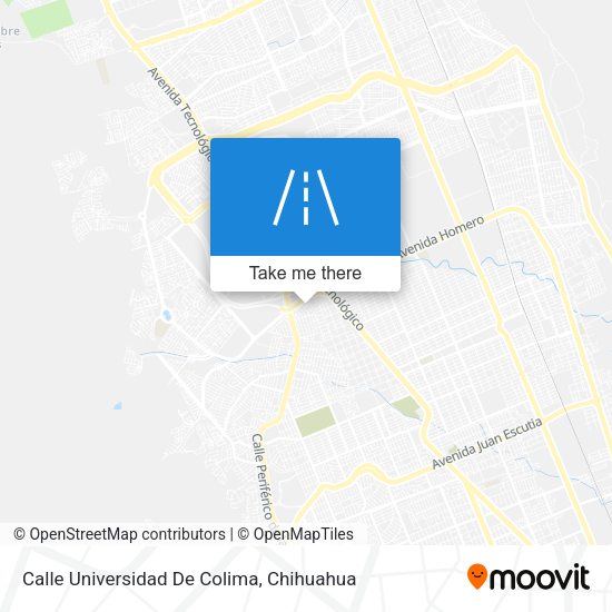 Calle Universidad De Colima map
