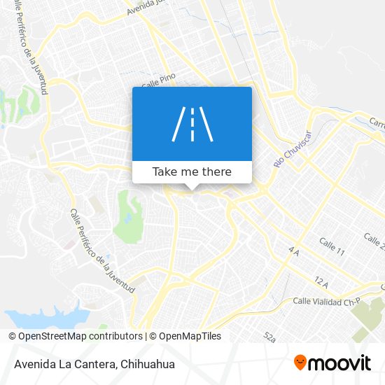 Avenida La Cantera map