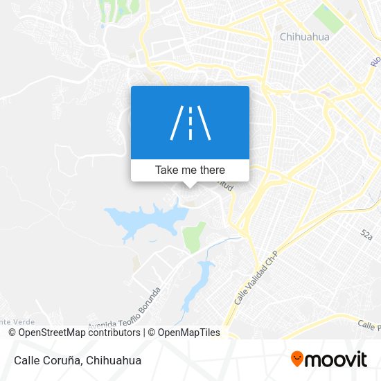 Mapa de Calle Coruña