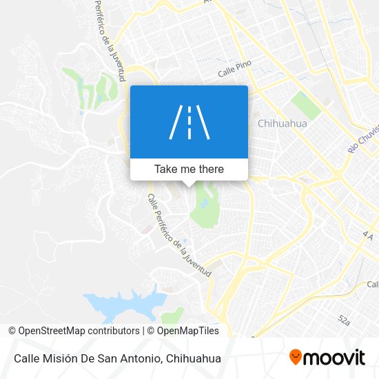 Calle Misión De San Antonio map