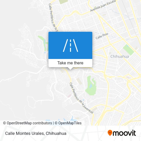 Calle Montes Urales map