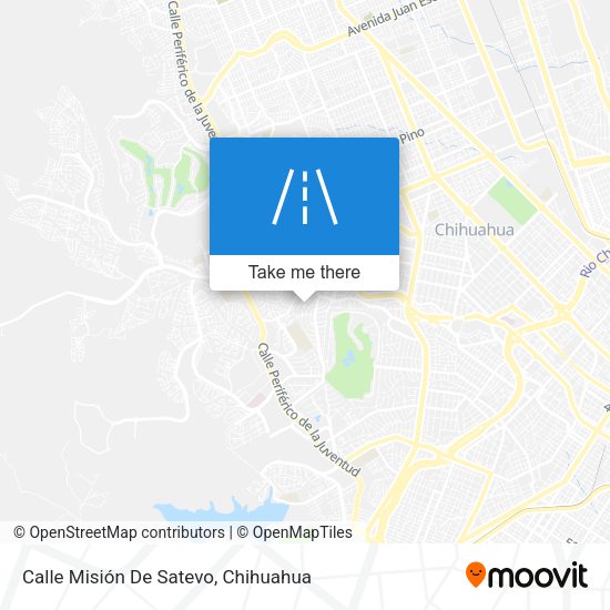Calle Misión De Satevo map