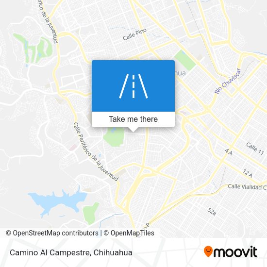 Camino Al Campestre map